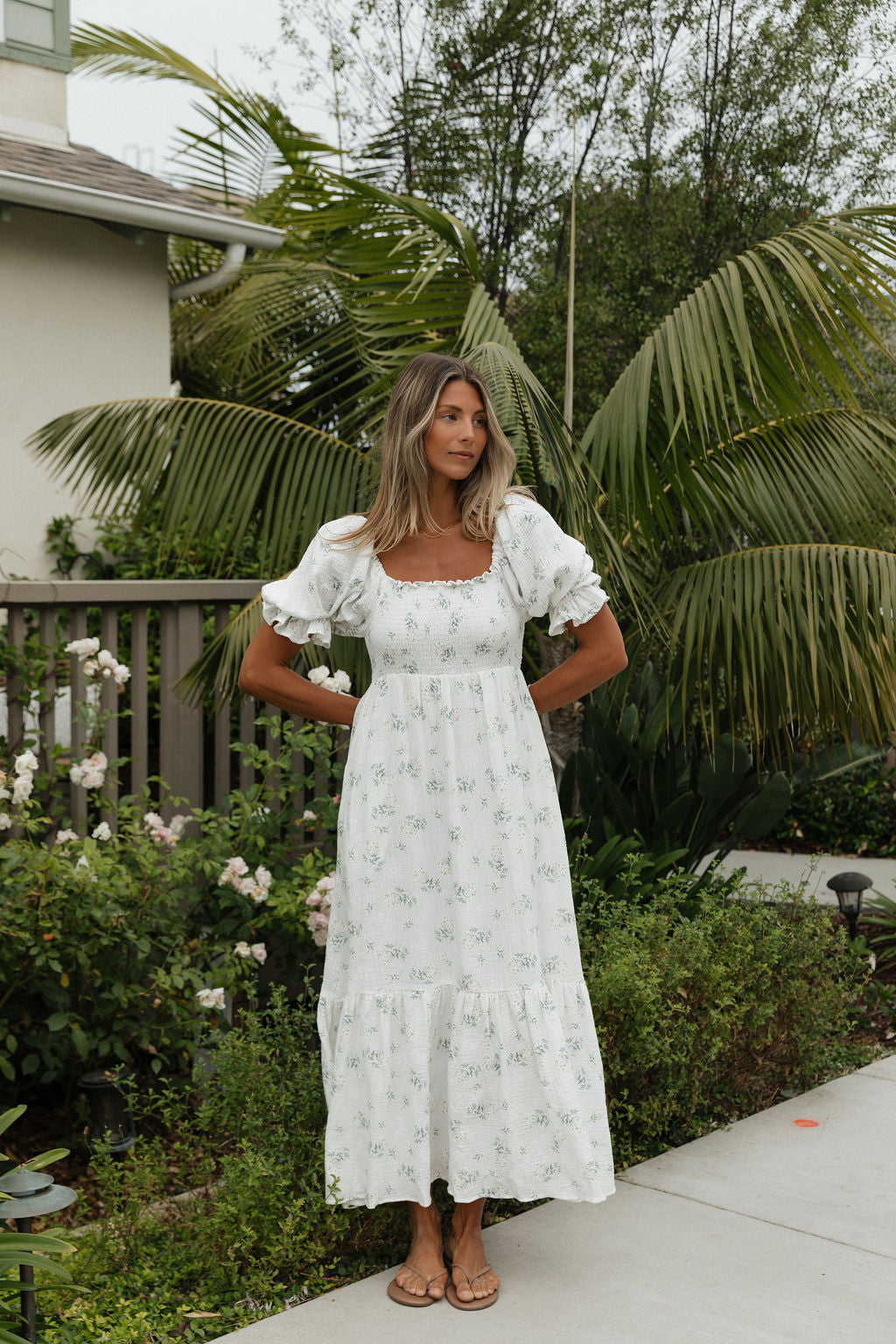 Livvy 100% Cotton Maxi Dress in Chamomile - Bump Friendly & Inclusive Sizing