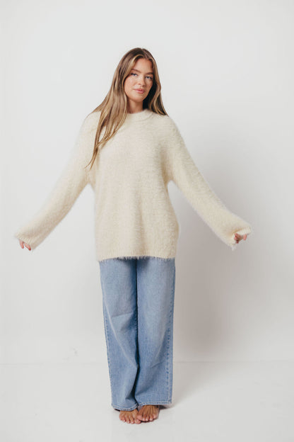 Jane Pullover Sweater in Cream (No Restock)