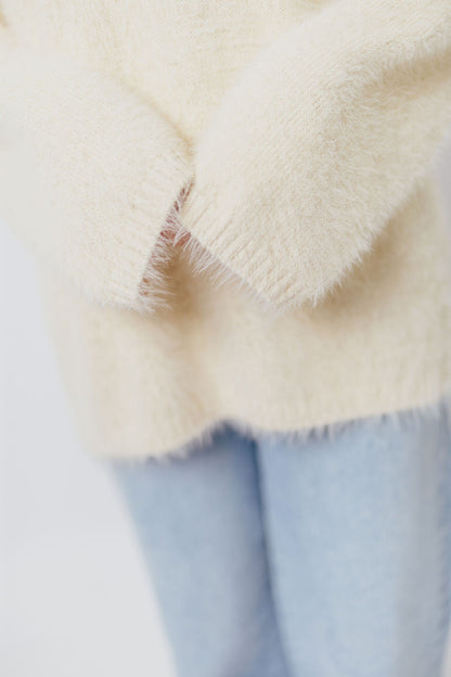 Jane Pullover Sweater in Cream (No Restock)