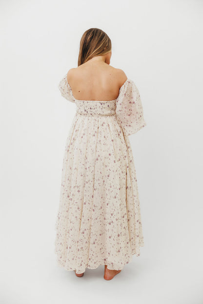 Dear Lily Maxi Dress in Lilac - Bump Friendly