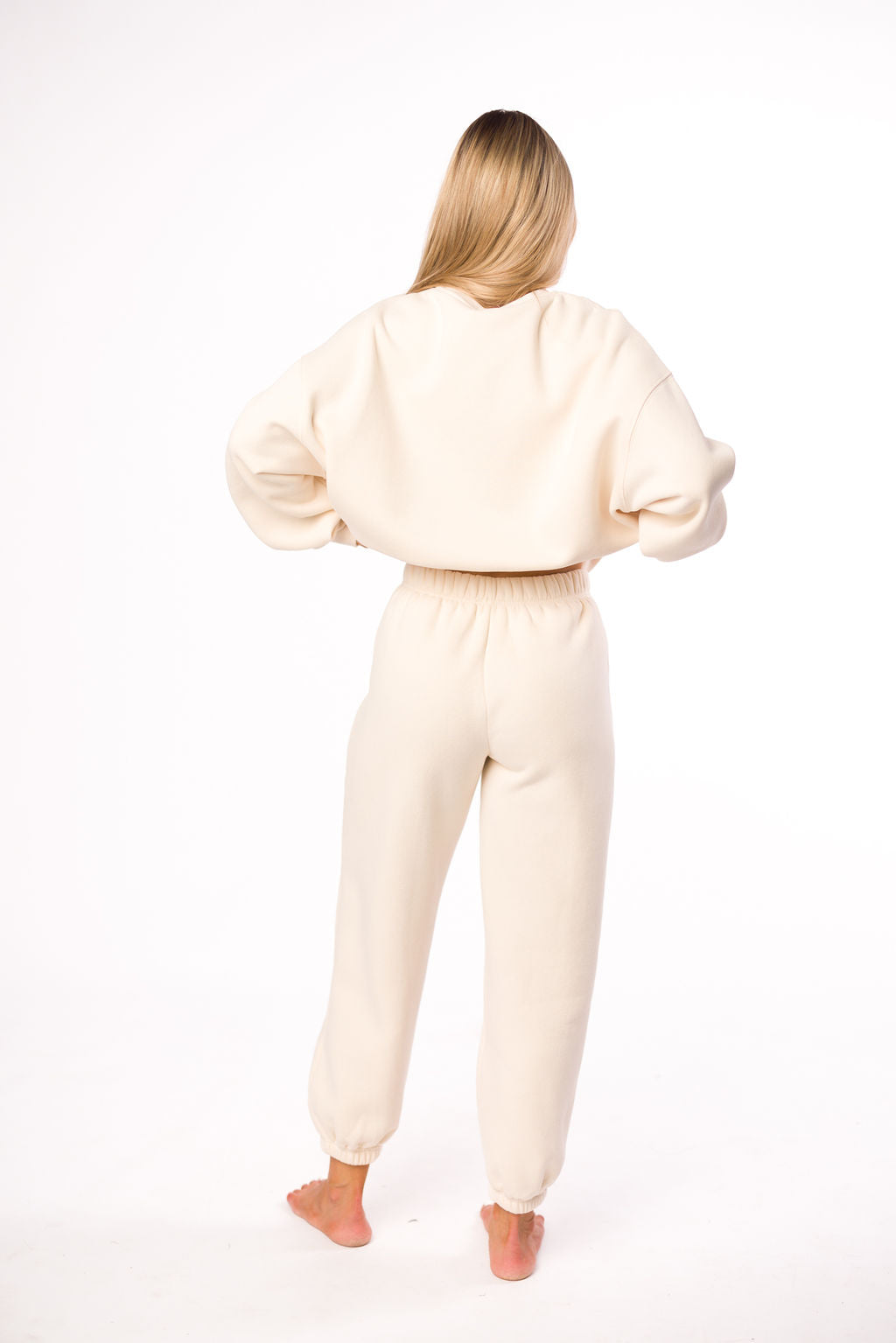 Comfy Cozy Sweatpants in Cream - Top Sold Separately