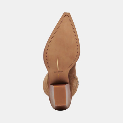 Raj Boots in Brown Suede
